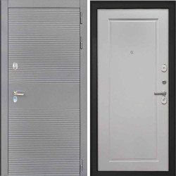 Входная дверь Интекрон Брайтон антрацит ФЛ-642 белый