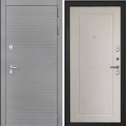 Входная дверь Интекрон Брайтон антрацит ФЛ-642 светлое кофе