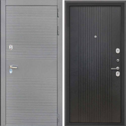 Входная дверь Интекрон Брайтон антрацит Лофт черный ФЛ-295