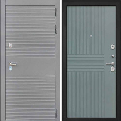 Входная дверь Интекрон Брайтон антрацит Монолит Фреско ФЛ-326