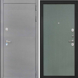 Входная дверь Интекрон Брайтон антрацит Пазл грин ФЛ-295