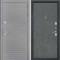 Входная дверь Интекрон Брайтон антрацит Штукатурка графит гладкая