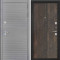 Входная дверь Интекрон Брайтон антрацит Тиковое дерево гладкая