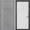 Входная дверь Интекрон Брайтон антрацит Лофт Белый В-07