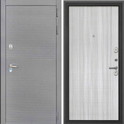 Входная дверь Интекрон Брайтон антрацит Сандал Белый В-07