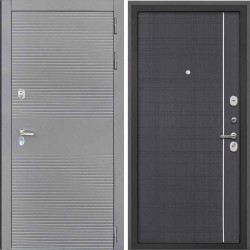 Входная дверь Интекрон Брайтон антрацит В-07 Венге