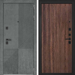 Входная дверь Интекрон Фараон Дуб филадельфия коньяк