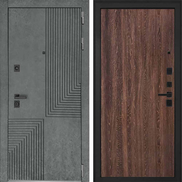 Входная дверь Интекрон Фараон Дуб филадельфия коньяк