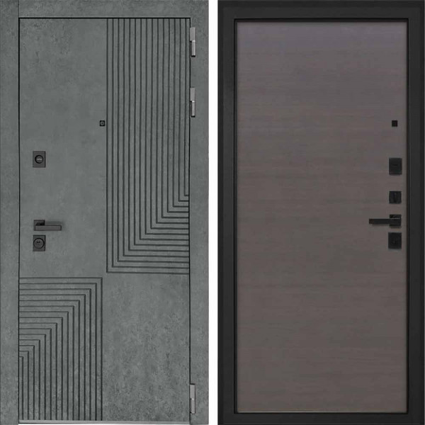 Входная дверь Интекрон Фараон Эковенге поперечный