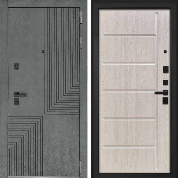 Входная дверь Интекрон Фараон Сосна белая ФЛ-102