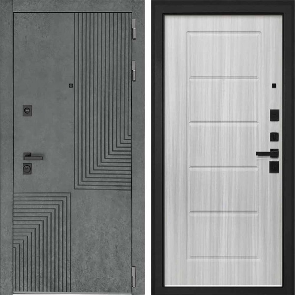 Входная дверь Интекрон Фараон Сандал белый ФЛ-39