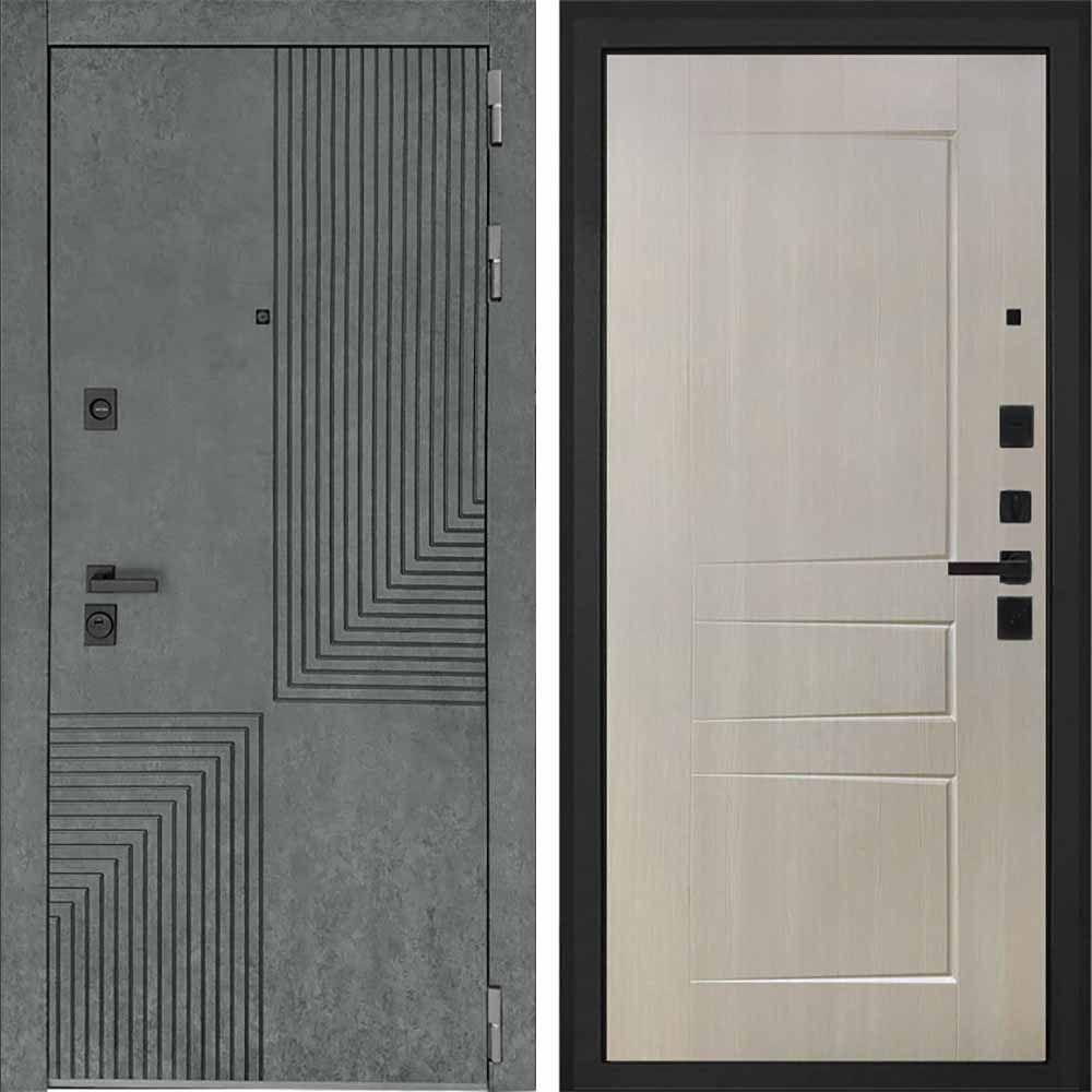 Входная дверь Интекрон Фараон ФЛ-638М лиственница беж