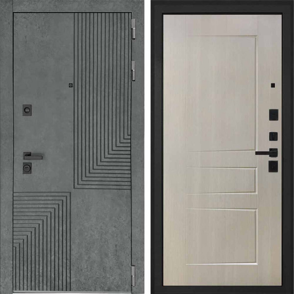 Входная дверь Интекрон Фараон ФЛ-638М лиственница беж