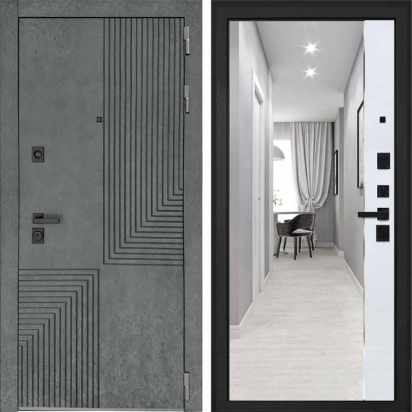 Входная дверь Интекрон Фараон ФЛЗ-305 Лофт белый