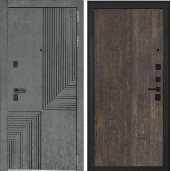 Входная дверь Интекрон Фараон Тиковое дерево гладкая