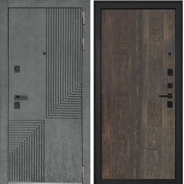 Входная дверь Интекрон Фараон Тиковое дерево гладкая