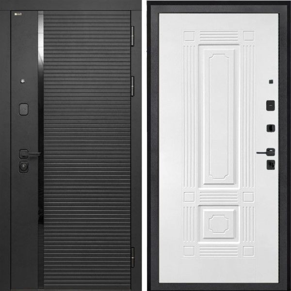 Входная дверь Интекрон Форте Ясень белый силк ФЛ-2