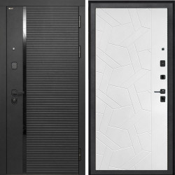 Входная дверь Интекрон Форте Ясень силк белый ФЛ-306