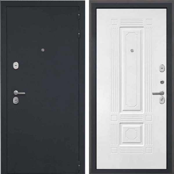 Входная дверь Интекрон ГРЕЦИЯ Ясень белый силк ФЛ-2