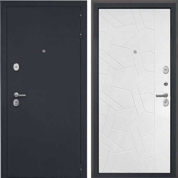 Входная дверь Интекрон ГРЕЦИЯ Ясень силк белый ФЛ-306