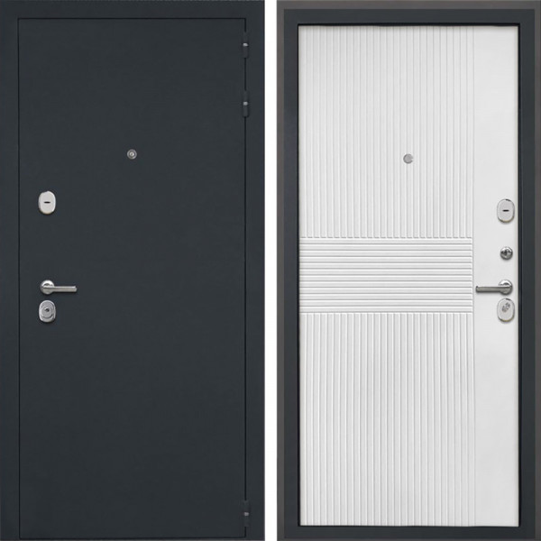 Входная дверь Интекрон ГРЕЦИЯ Мэджик шифон белый ФЛ-326М