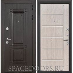 Входная дверь Интекрон Италия коричневый Сосна белая ФЛ-102