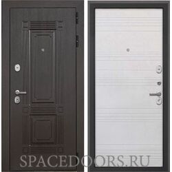 Входная дверь Интекрон Италия коричневый Белый Ясень ФЛ-316