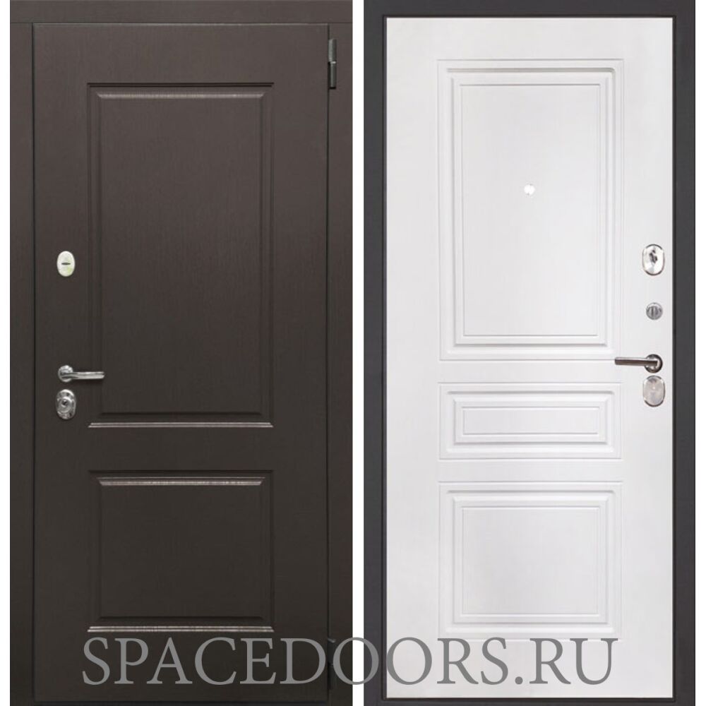 Входная дверь Интекрон Кампо ФЛ-243-М белая матовая