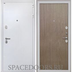 Входная дверь Интекрон КОЛИЗЕЙ белая шагрень / Шпон венге коричневый гладкая