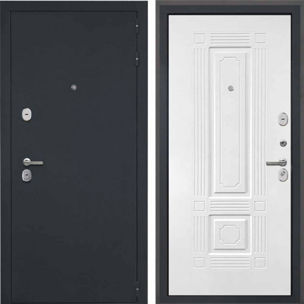 Входная дверь Интекрон Колизей Ясень белый силк ФЛ-2