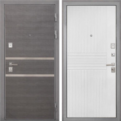 Входная дверь Интекрон НЕАПОЛЬ ФЛ-326М Мэджик шифон (белый)