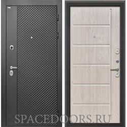 Входная дверь Интекрон Олимпия Блэк коричневый Сосна белая ФЛ-102