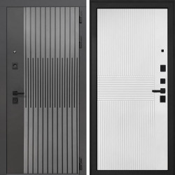 Входная дверь Интекрон Олимпия ФЛ-326М Мэджик шифон (белый)