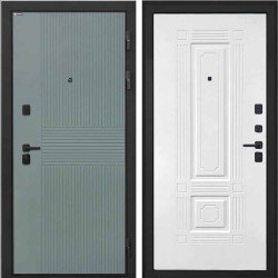 Входная дверь Интекрон Профит Black Монолит фреско ФЛ-326М Ясень белый силк ФЛ-2