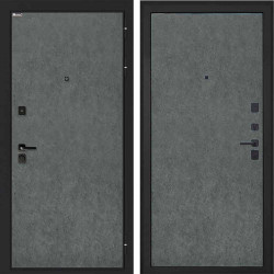 Входная дверь Профит Black Штукатурка графит Штукатурка графит гладкая