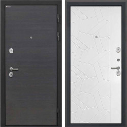 Входная дверь Интекрон Сицилия Remix Эковенге Гладкая Ясень силк белый ФЛ-306