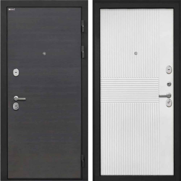 Входная дверь Интекрон Сицилия Remix Эковенге Гладкая Мэджик шифон белый ФЛ-326М