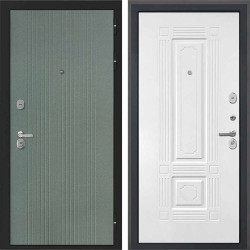 Входная дверь Интекрон Сицилия Remix ФЛ-295 Пазл грин Ясень белый силк ФЛ-2