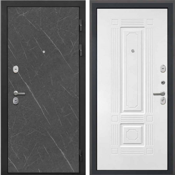 Входная дверь Интекрон Сицилия Remix Гранит лава Ясень белый силк ФЛ-2