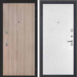 Входная дверь Интекрон Сицилия Remix Ильм американский Ясень силк белый ФЛ-306