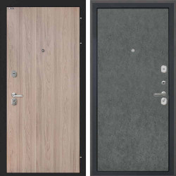 Входная дверь Интекрон Сицилия Remix Ильм американский Штукатурка графит гладкая