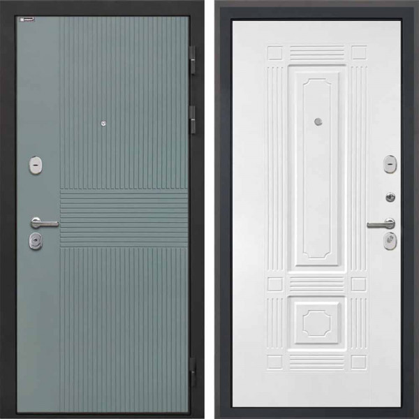 Входная дверь Интекрон Сицилия Remix Монолит фреско ФЛ-326 Ясень белый силк ФЛ-2