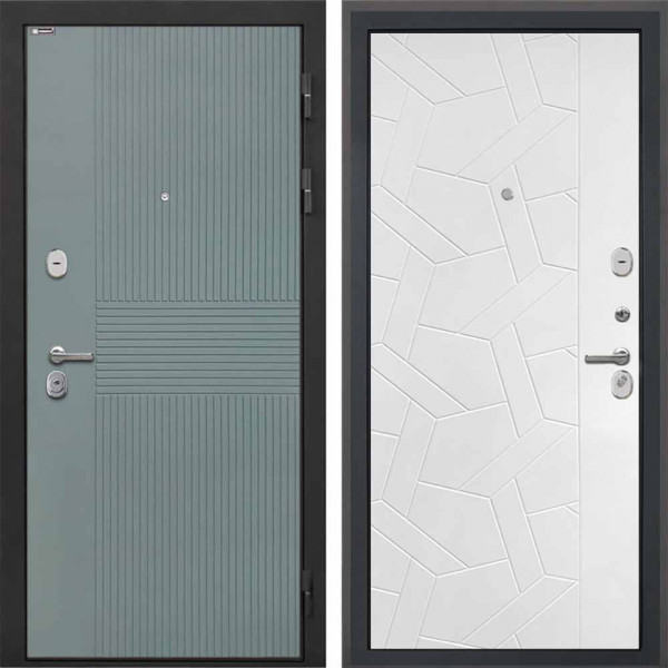 Входная дверь Интекрон Сицилия Remix Монолит фреско ФЛ-326 Ясень силк белый ФЛ-306