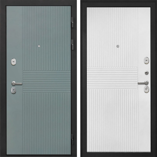 Входная дверь Интекрон Сицилия Remix Монолит фреско ФЛ-326 Мэджик шифон белый ФЛ-326М