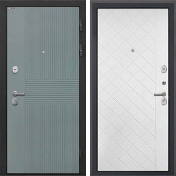 Входная дверь Интекрон Сицилия Remix Монолит фреско ФЛ-326 ФЛ-Ромбы Силк ясень белый