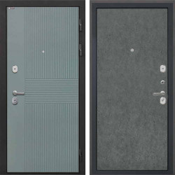 Входная дверь Интекрон Сицилия Remix Монолит фреско ФЛ-326 Штукатурка графит гладкая