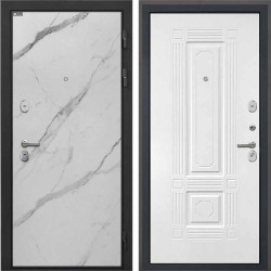 Входная дверь Интекрон Сицилия Remix Мрамор арктик Ясень белый силк ФЛ-2