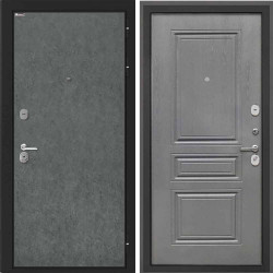 Входная дверь Интекрон Сицилия Remix Штукатурка графит Графит ФЛ-243-М