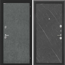 Входная дверь Интекрон Сицилия Remix Штукатурка графит Гранит Лава Оникс