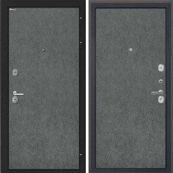 Входная дверь Интекрон Сицилия Remix Штукатурка графит Штукатурка графит гладкая